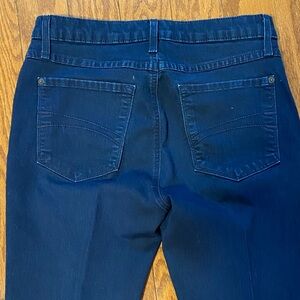 Chic Dark Blue Flare Jeans